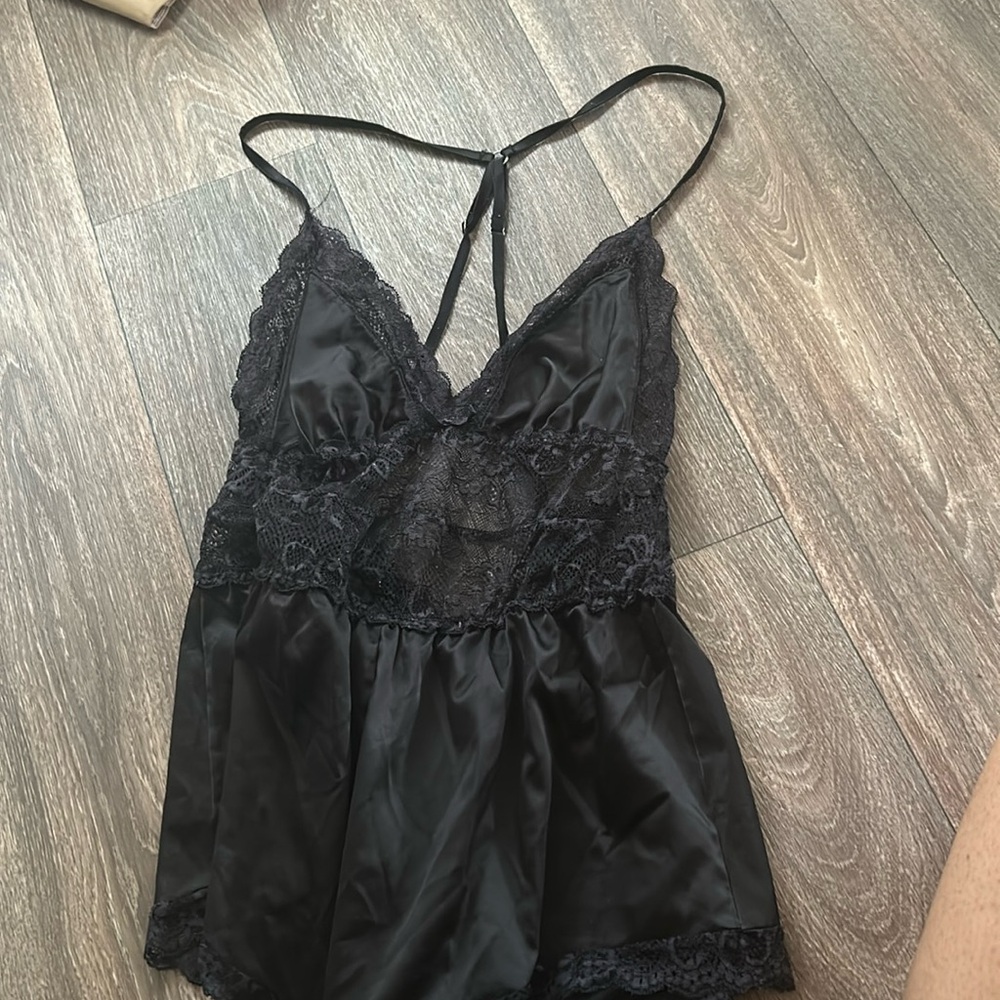 Lack lace lingerie romper